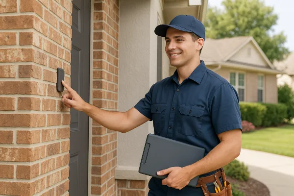 a male technician fixing a mini split ac from Houston Air Conditioning Repair - Houston, TX a male technician fixing a mini split ac from Houston Air Conditioning Repair - Houston, TX