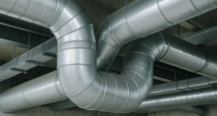 Metal air ducts from Houston Air Conditioning Repair in Houston, TX - Residential Air Conditioning Services