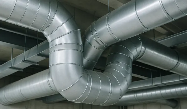 Metal air ducts from Houston Air Conditioning Repair in Sugar Land, TX - Sugar Land TX